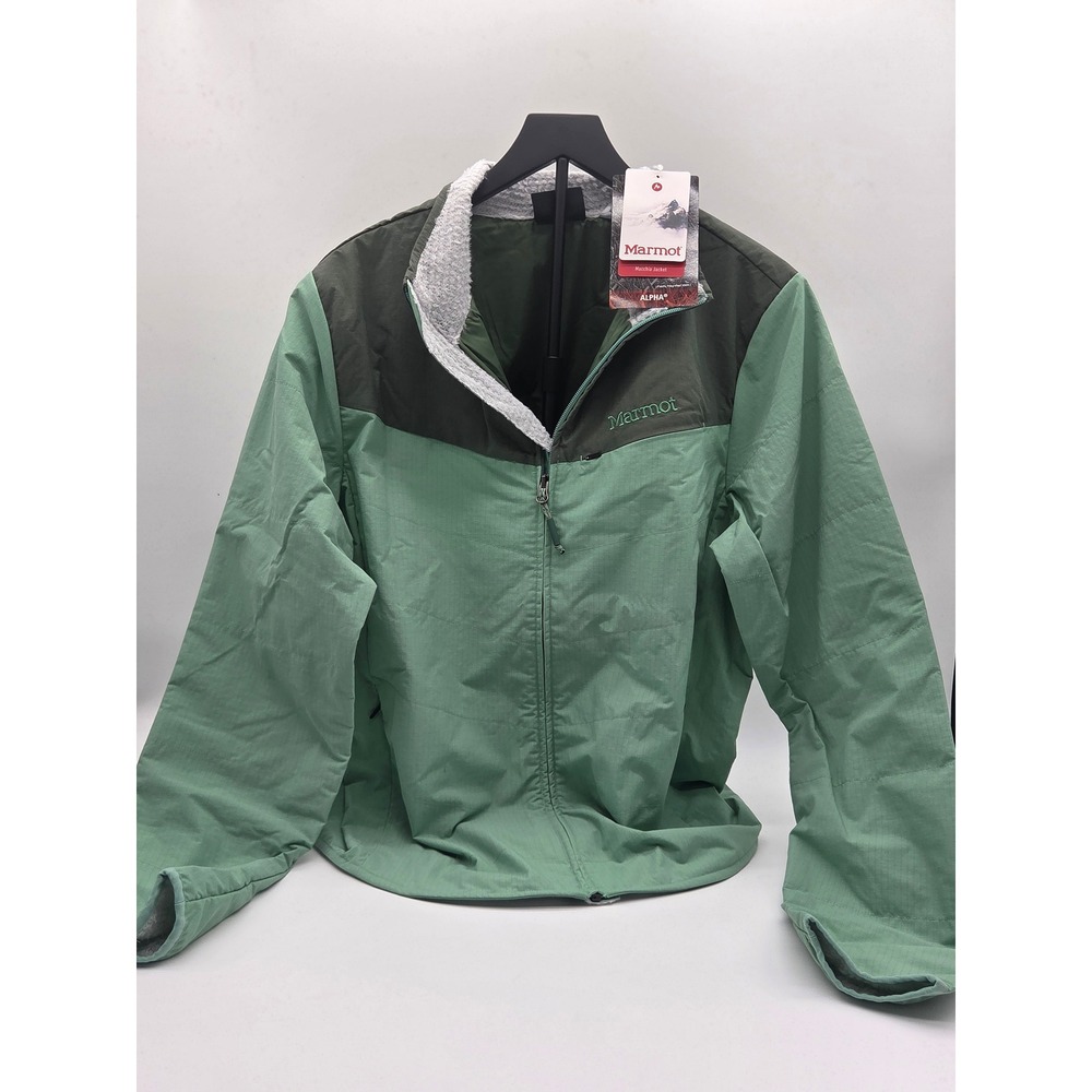Marmot Men's M/M Green Polartec Alpha Full Zip Insulated Jacket NWT 101-491